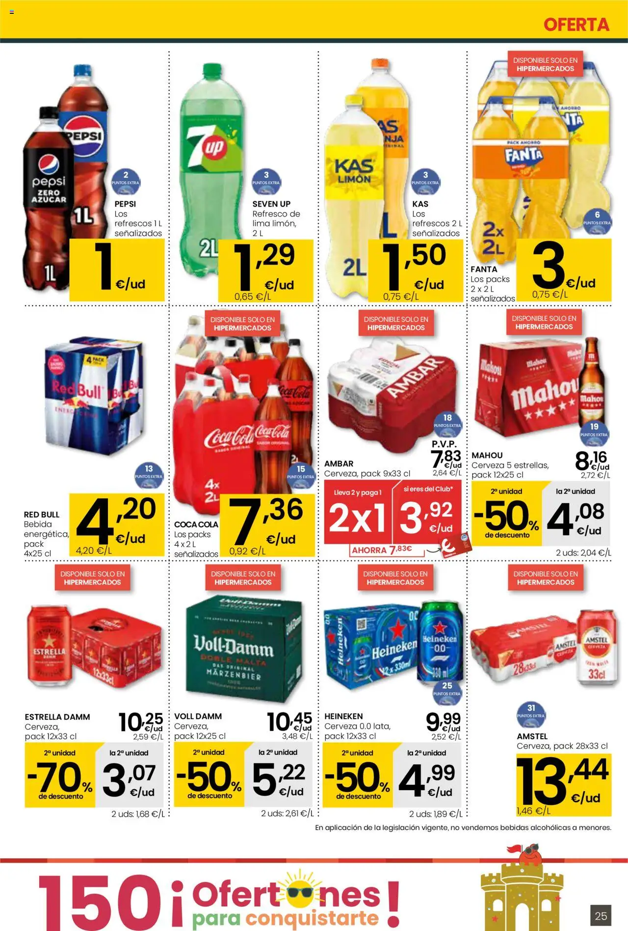 Eroski - Para conquistarte │ válido desde el 14.08.2025 | Página: 25 | Productos: Lima, Cerveza, Σπανάκι