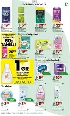 Pogląd oferty "GILLETTE, MASZYNKI DO GOLENIA, BLUE 3, 3 SZT." - ważna od 17.04.2026 | Strona: 18