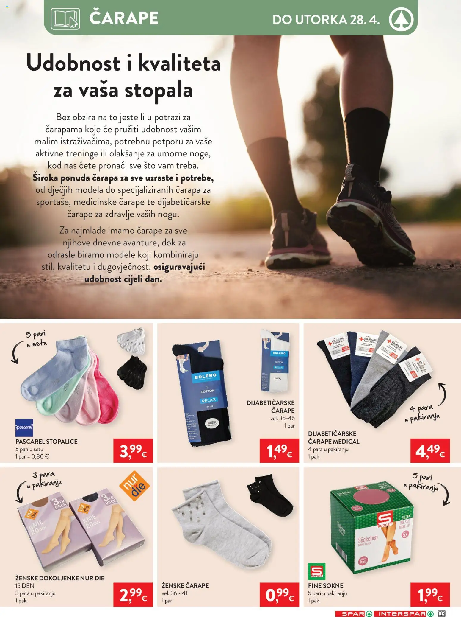 Spar katalog | vrijedi od 15.04.2026 | Stranica: 29 | Proizvodi: Čarape