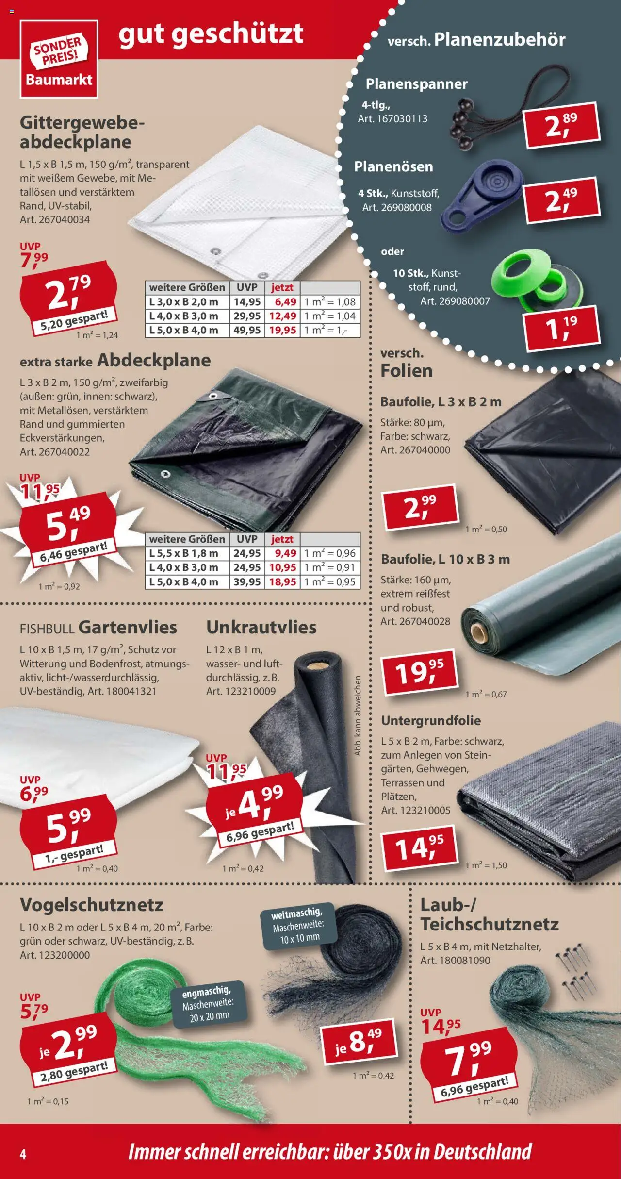 Sonderpreis Baumarkt Prospekt 	 - gültig ab dem 14.06.2025 | Seite: 4 | Produkte: Wasser