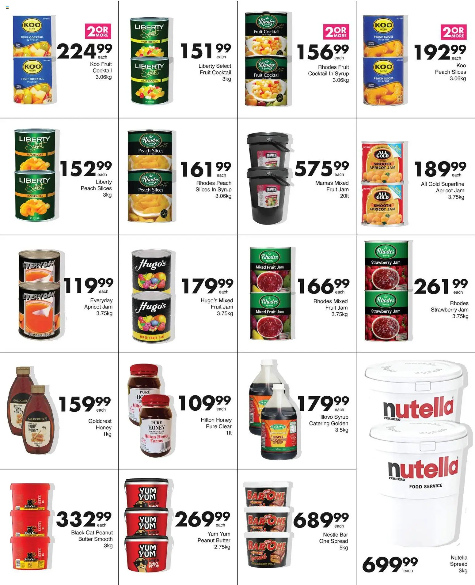 New Save catalogue – valid from 17.11.2025 | Page: 6 | Products: Jam, Butter, Peanut butter, Syrup