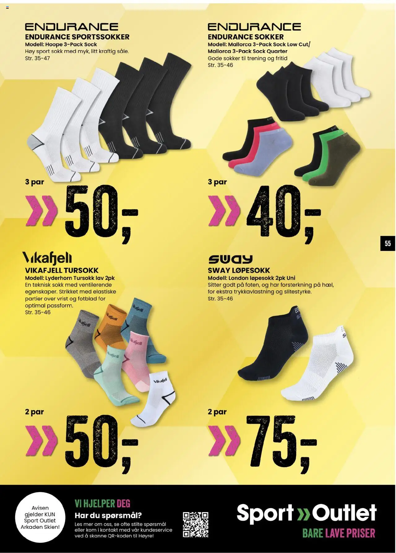  | Side: 55 | Produkter: Sokker, Kontakt