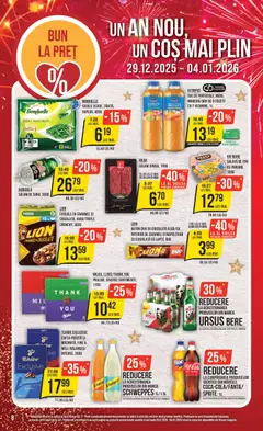 Ofertele Mega Image valabile de la 29.12.2025 | Pagină: 8 | Produse: Coș, Amerikan servis, Cafea, Porumb