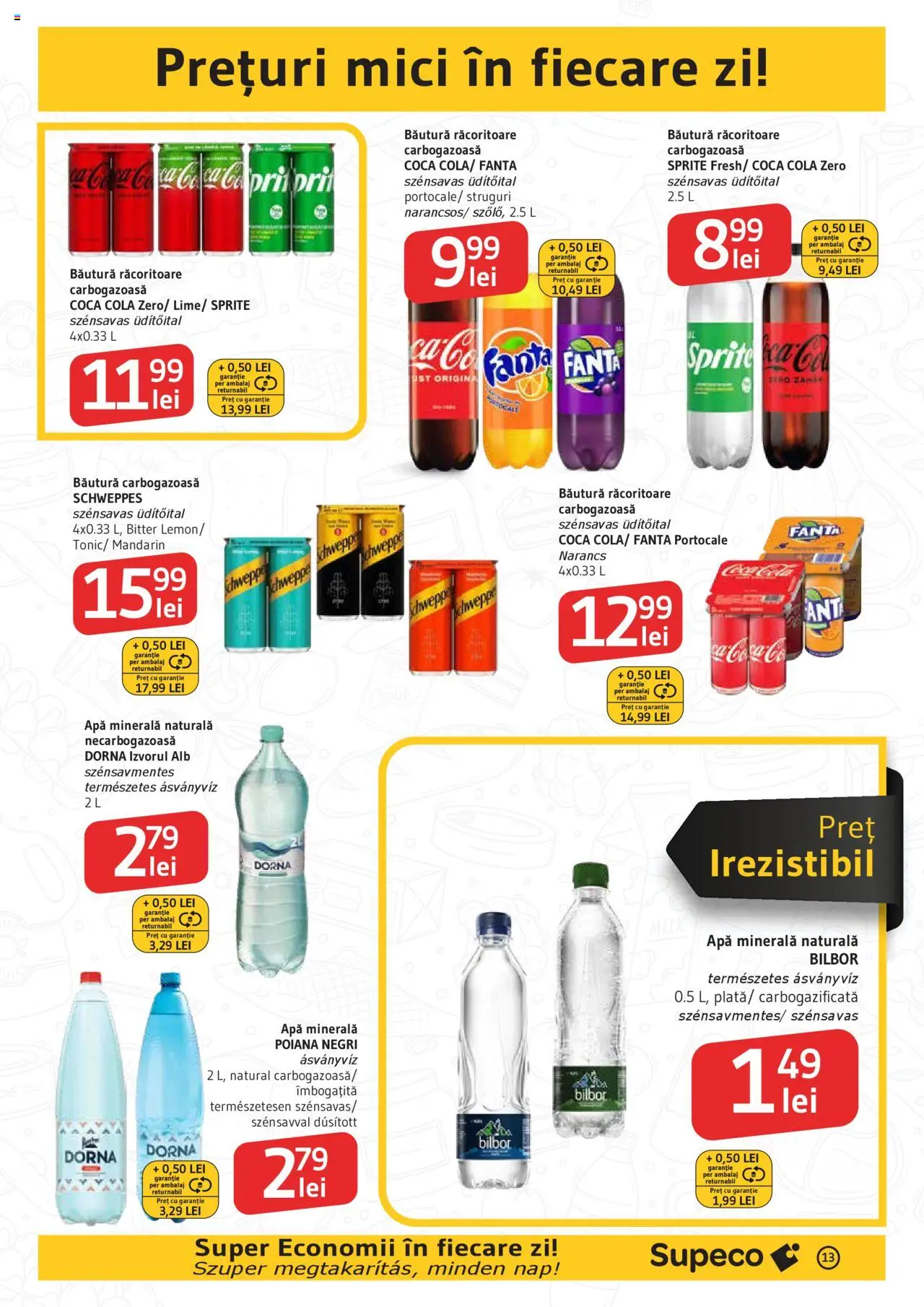 Noul catalog Supeco – valabil de la 16.10.2025 | Pagină: 13 | Produse: Struguri, Yazı tahtası kalemi, Portocale, Apă
