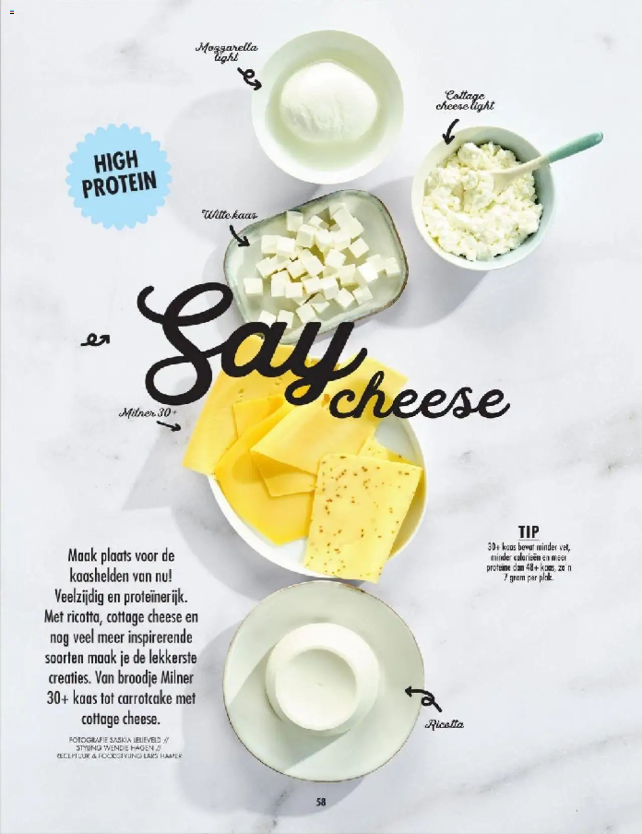  | Pagina: 58 | Producten: Kaas, Hamer, Broodje, Ricotta
