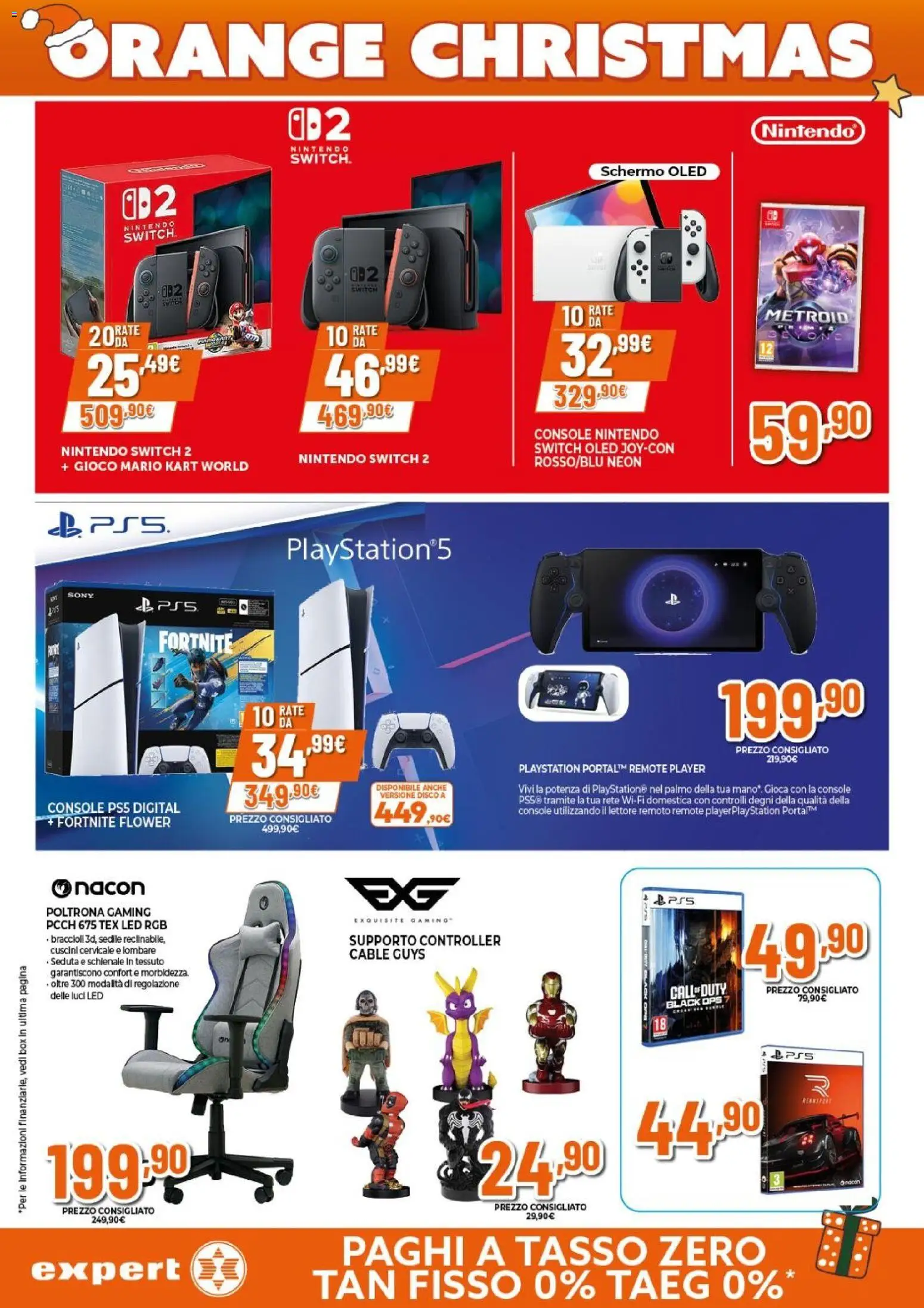 Volantino Expert del 02.12.2025 | Pagina: 6 | Prodotti: Schermo, Braccioli, Gioco, Poltrona