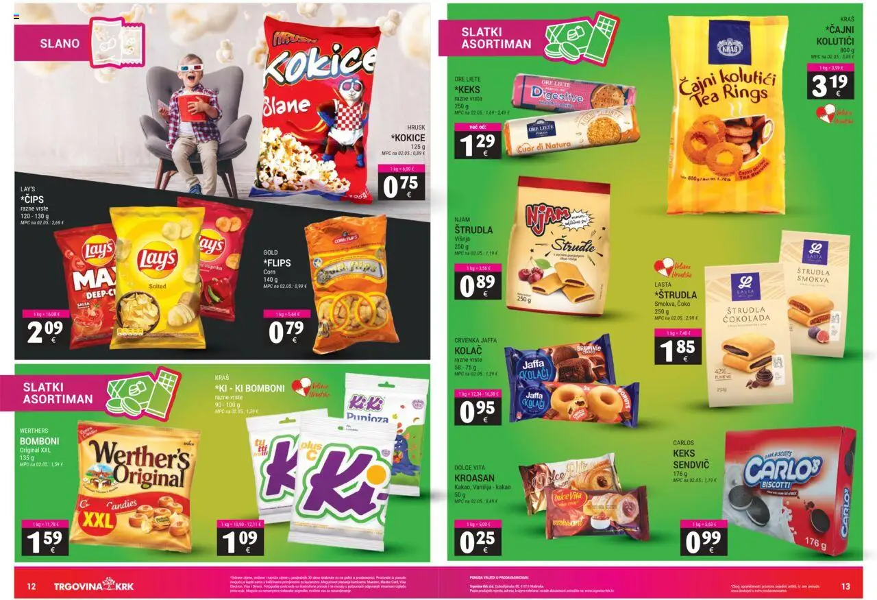 Trgovina Krk katalog | vrijedi od 01.08.2025 | Stranica: 7 | Proizvodi: Bomboni, Paprika, Kakao, Kroasan