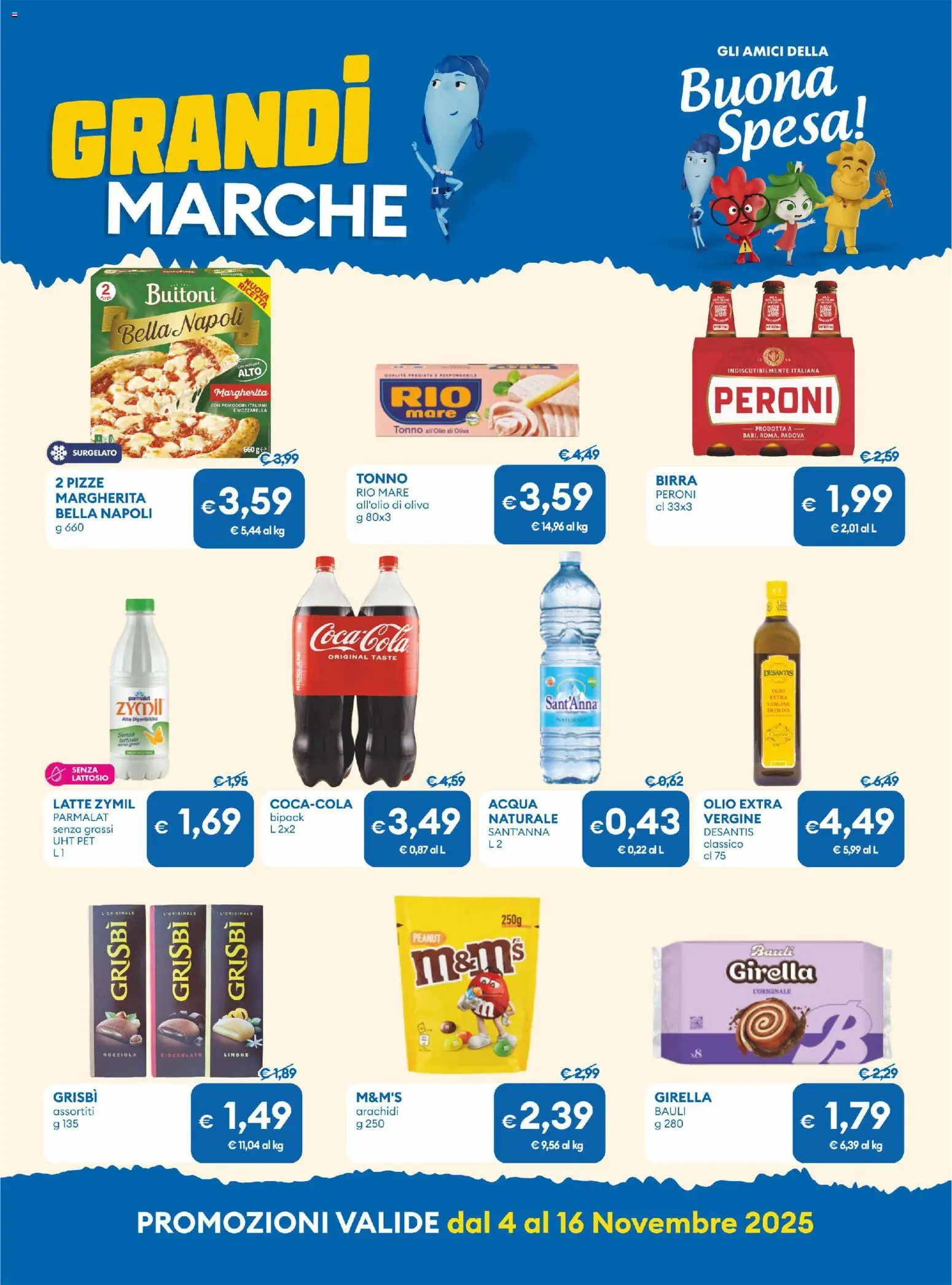 Volantino MD Discount del 04.11.2025 | Pagina: 15 | Prodotti: Cioccolato, Acqua, Latte, Acqua naturale