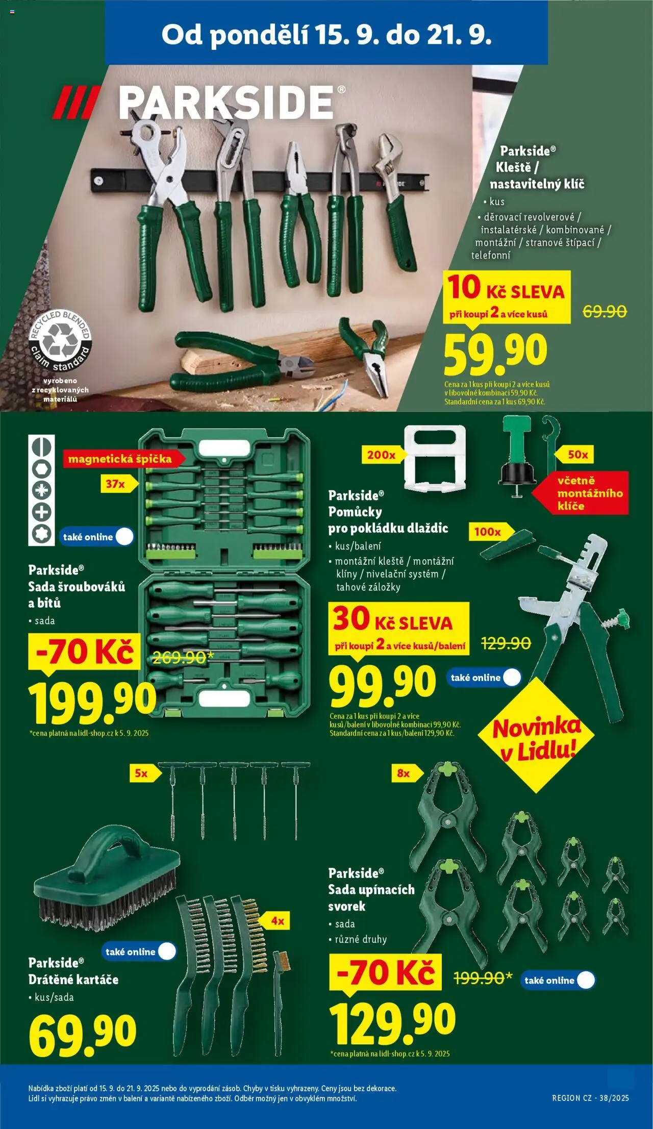 Lidl leták od 15.09.2025 | Strana: 43 | Produkty: Parkside