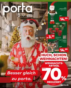 Porta! - Jetzt vorbeikommen und sparen: Weihnachtsartikel bis zu 70% reduziert - Aachen ab 07.12.2025 gültig