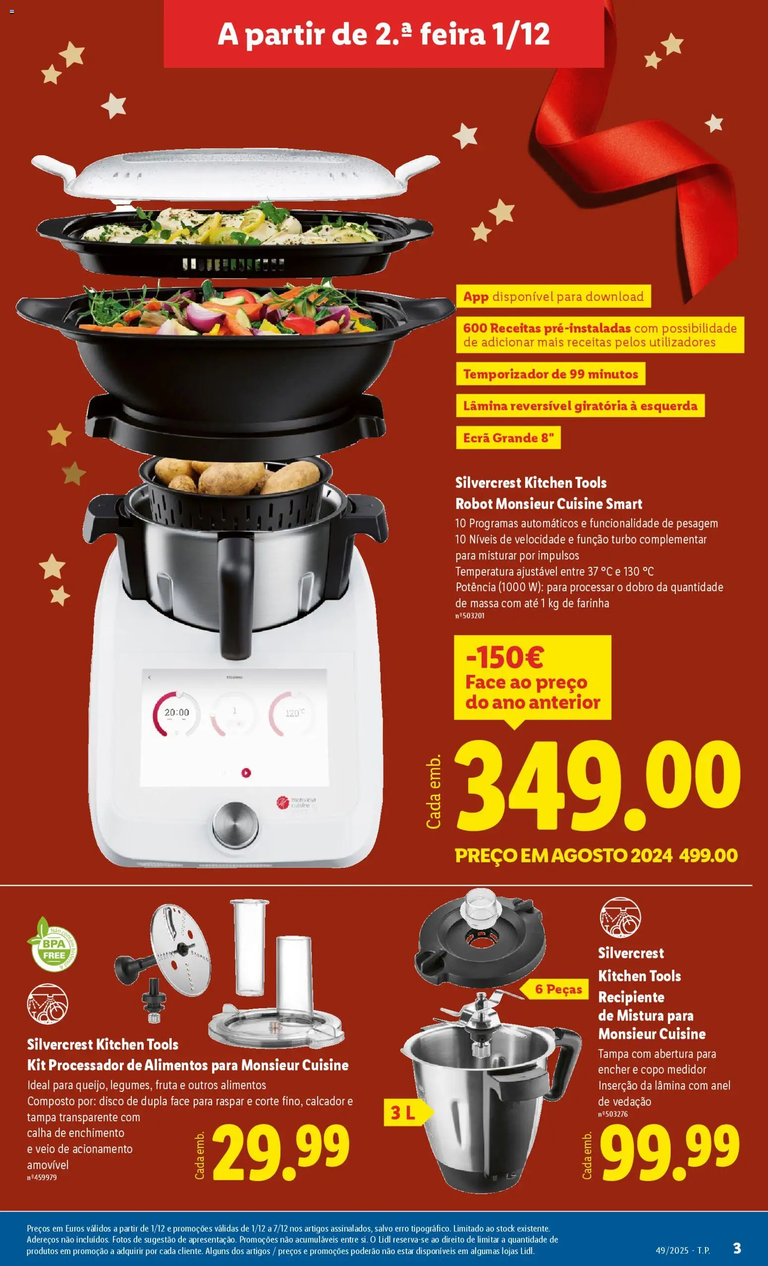 Lidl Novidades │ válido de 01.12.2025 | Página: 3 | Produtos: Anel, Massa