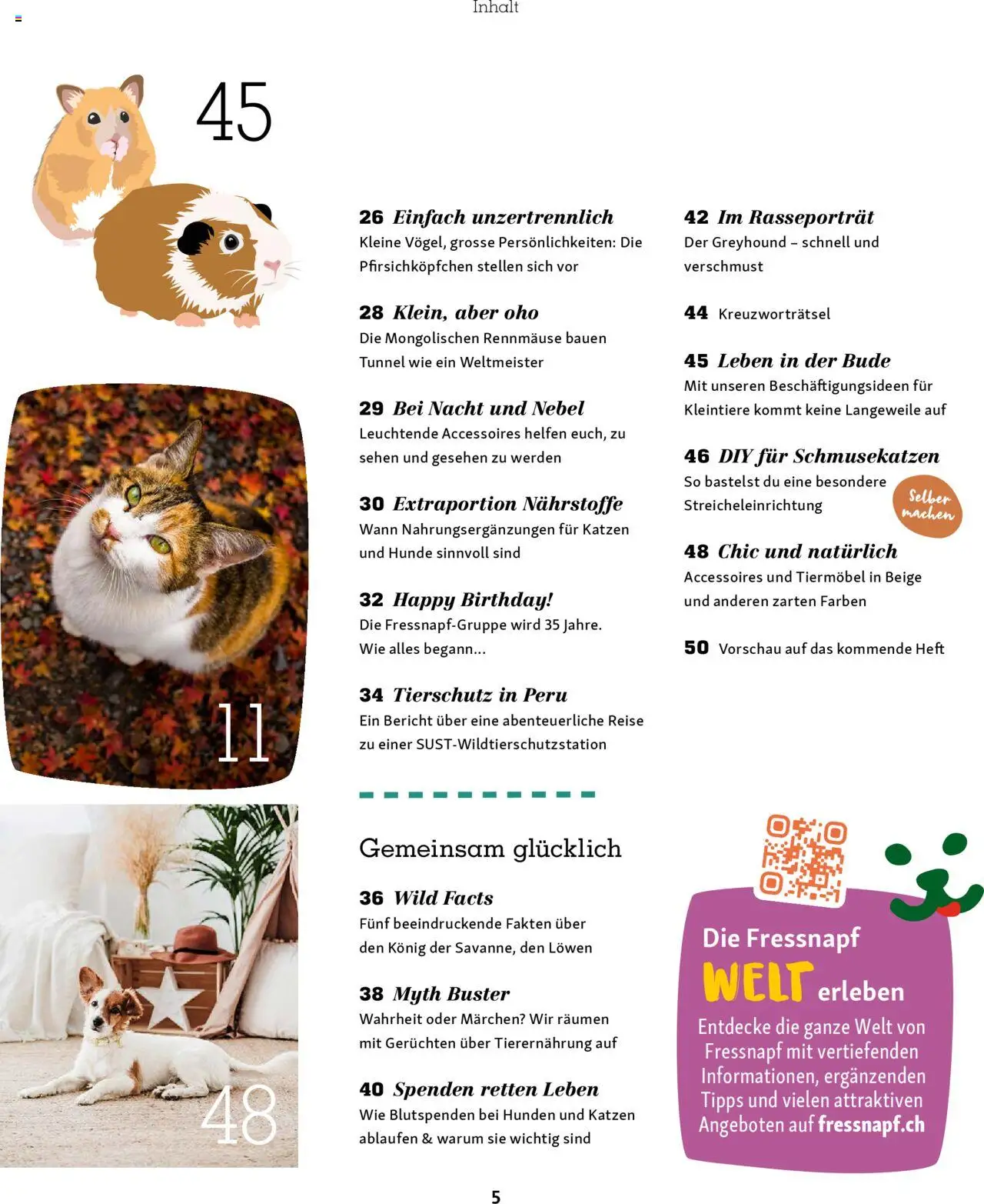 Fressnapf Magazin – gültig ab 01.09.2025 | Seite: 5 | Produkte: Sehen