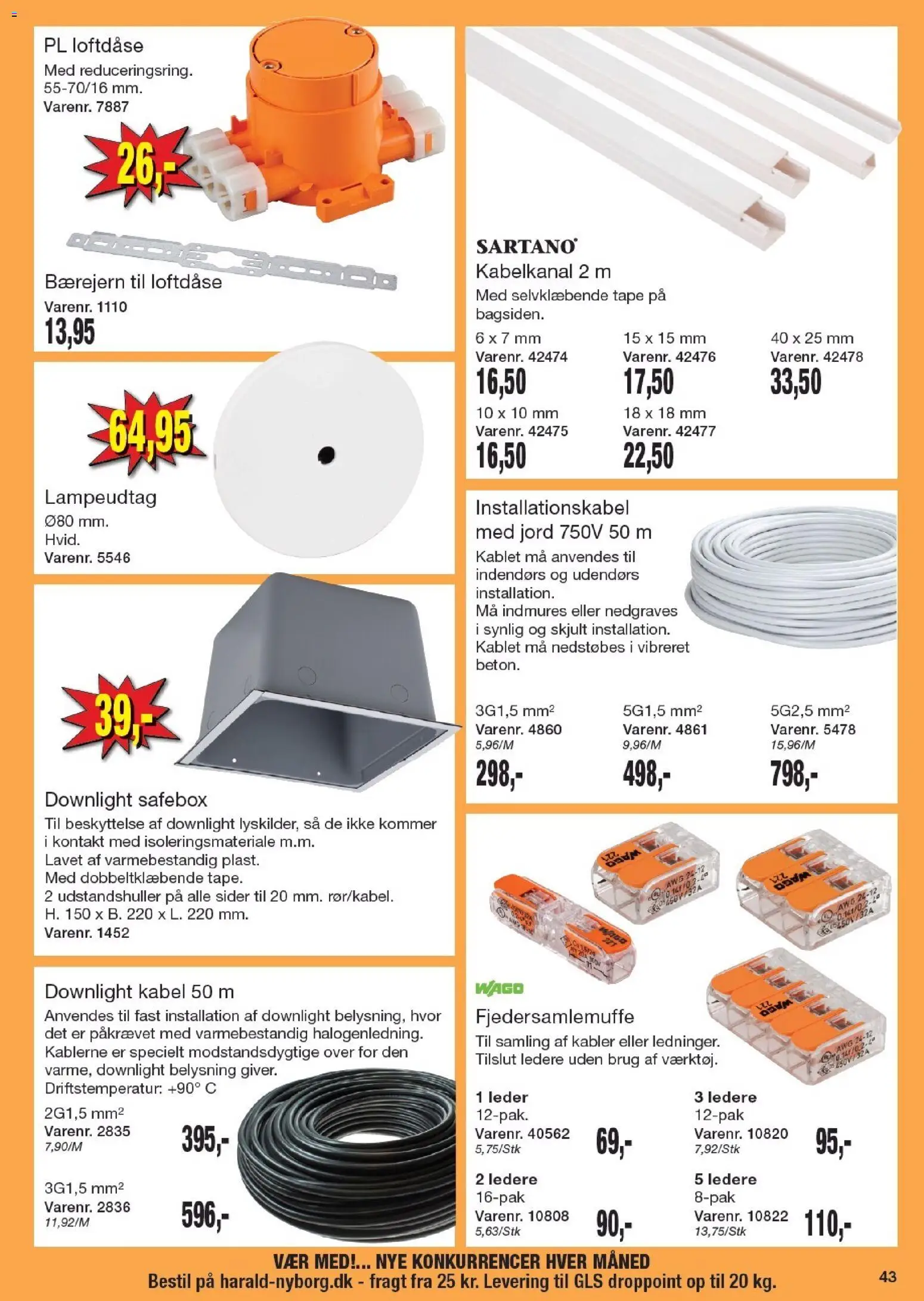 Harald Nyborg tilbudsavis – gyldig fra 29.01.2026 | Side: 47 | Produkter: Kabler, Kabel
