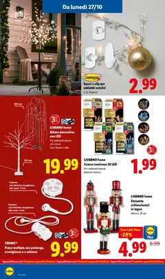 Anteprima del volantino Volantino Lidl	 valido a partire dal 27.10.2025 | Pagina: 34 | Prodotti: Presa multipla, Cavo, Presa, Batterie