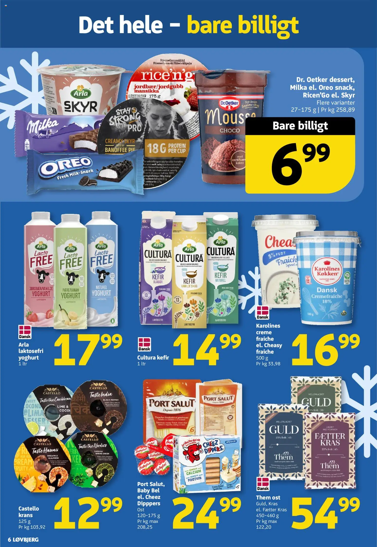 Løvbjerg tilbudsavis – gyldig fra 16.01.2026 | Side: 6 | Produkter: Blåbær, Skyr, Sukker, Oreo