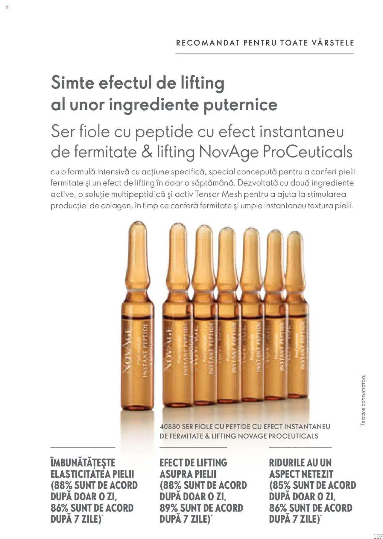 Oriflame catalog - Ghidul NOVAGE+ – valabil de la 01.03.2023 | Pagină: 107