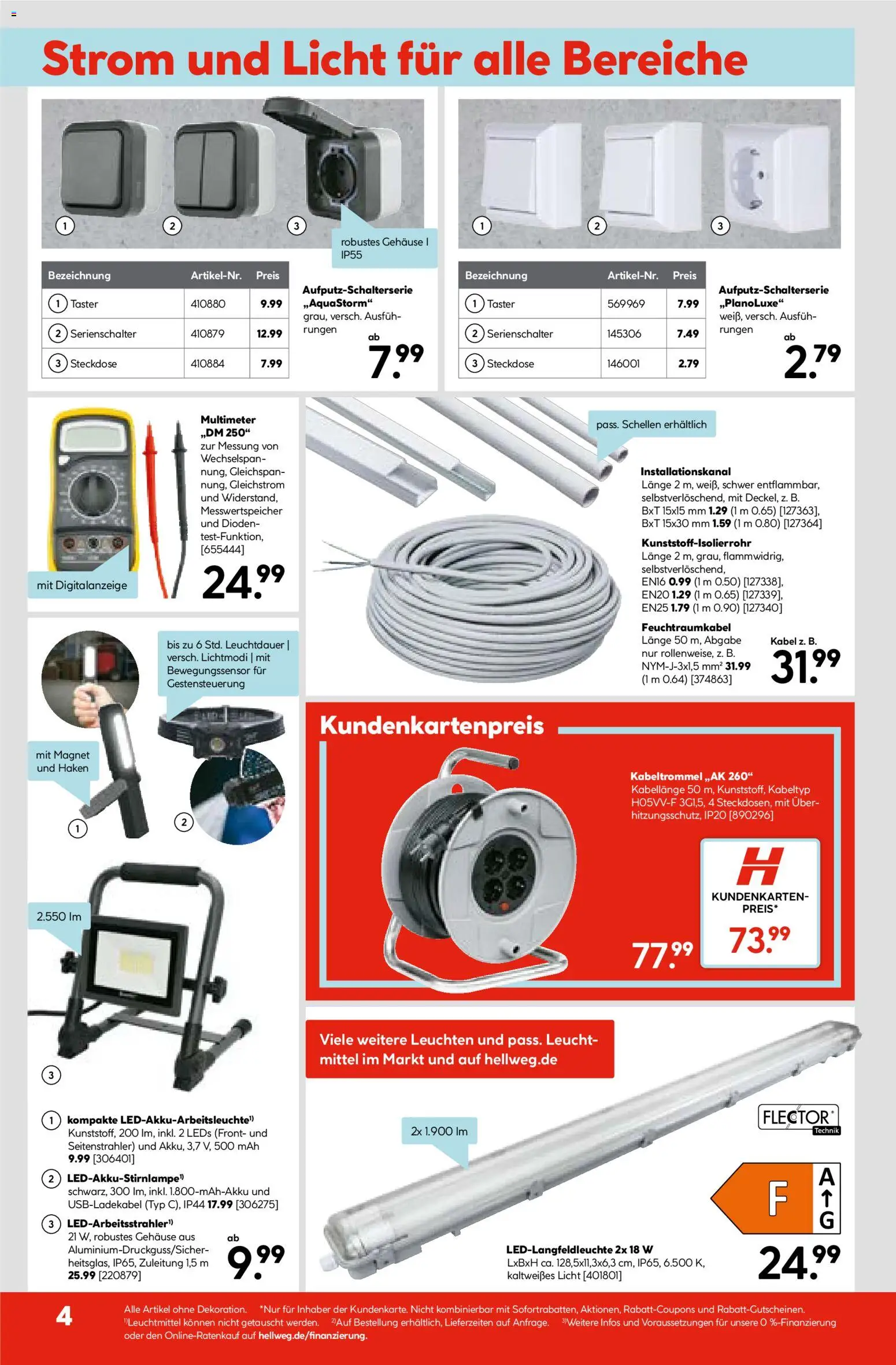 Hellweg - Black Friday – gültig ab 24.11.2025 | Seite: 4 | Produkte: Kabel, Steckdose