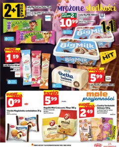 Topaz Gazetka od 31.07.2025 | Strona: 25 | Produkty: Big Milk, Herbatniki, Ciastka, Lody