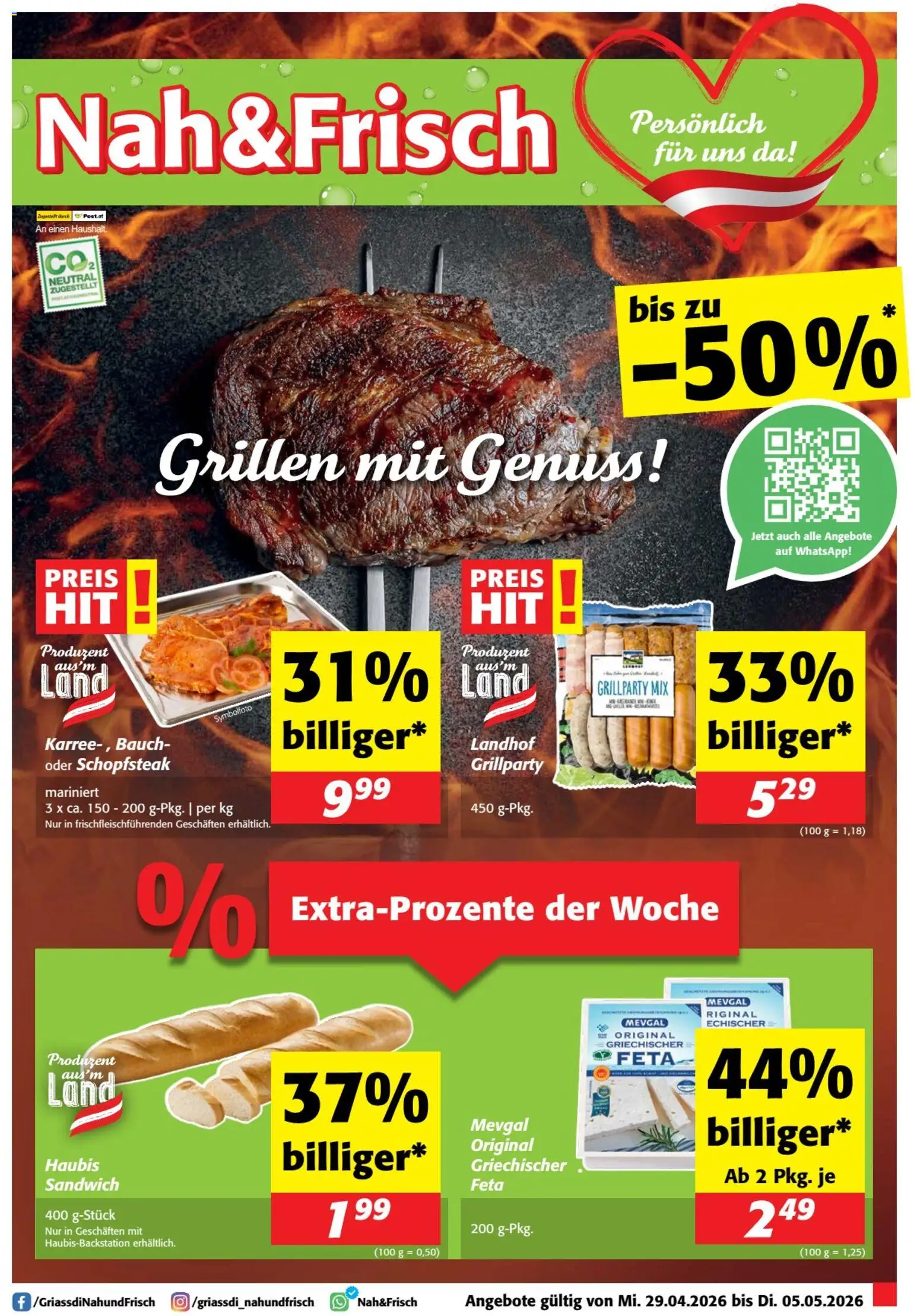 Nah und Frisch Flugblatt gültig ab 29.04.2026 | Seite: 1