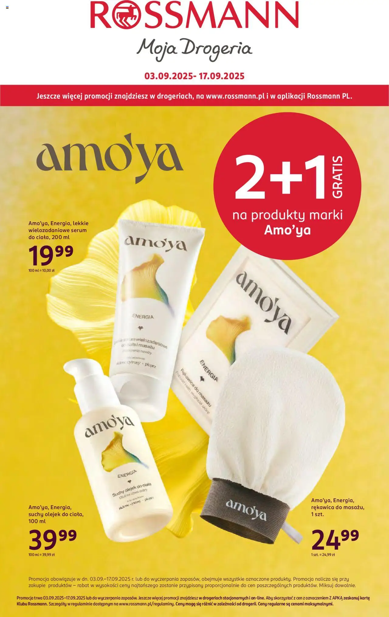 Rossmann Gazetka od 03.09.2025 | Strona: 1 | Produkty: Drogeria
