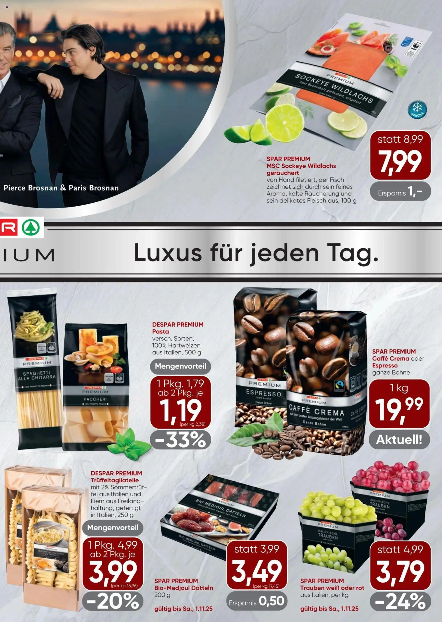 Spar Premium gültig ab 30.10.2025 | Seite: 3 | Produkte: Pasta, Hajdina liszt, Fisch