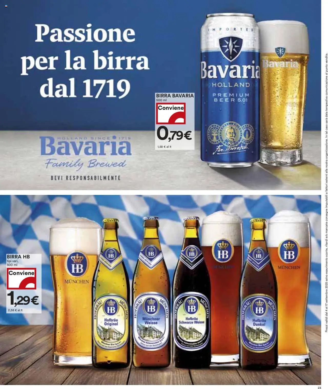 Volantino COOP del 04.09.2025 | Pagina: 23 | Prodotti: Birra