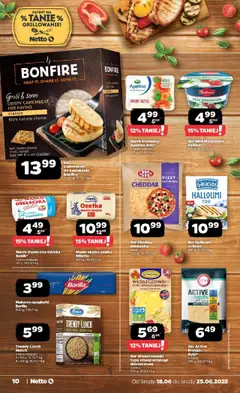 Netto gazetka - Spożywcza od 18.06.2025 | Strona: 10 | Produkty: Osełka, Grill, Mozzarella, Soczewica