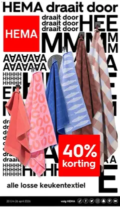 Hema folder - Voorbeeld van een folder van Hema, geldig van 20.04.2026