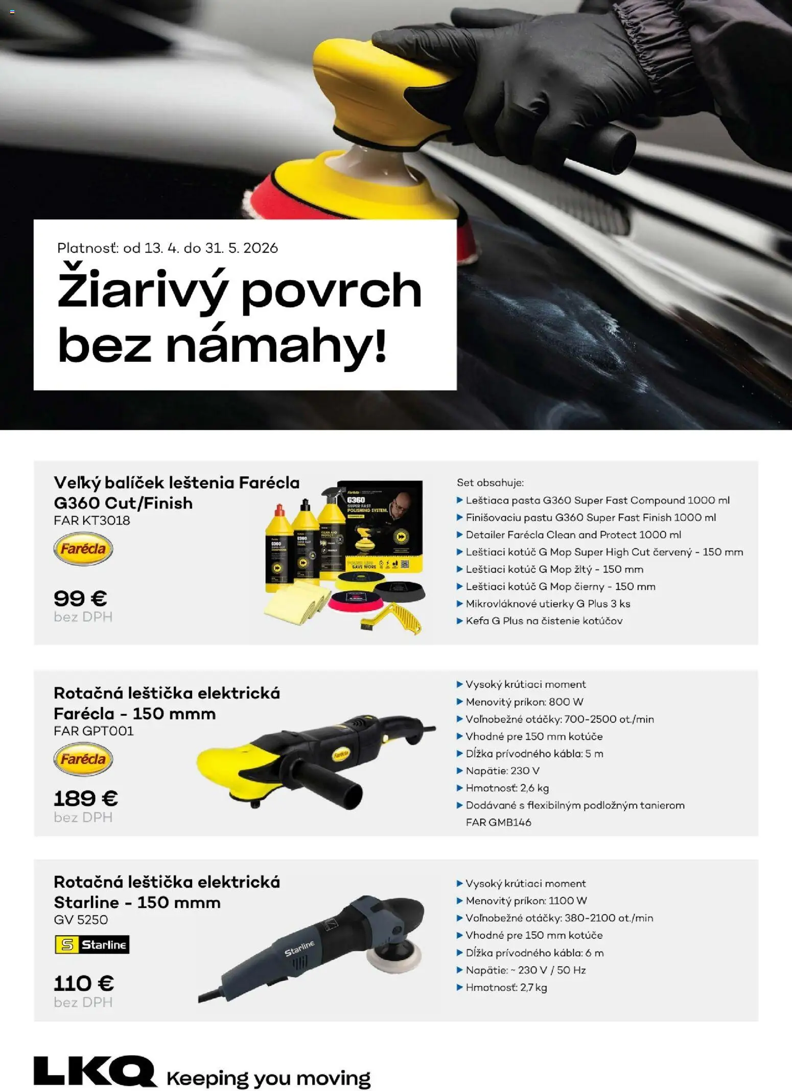 Nové Auto Kelly akcie – leták je platný od 13.04.2026 | Strana: 1 | Produkty: Mop, Kefa