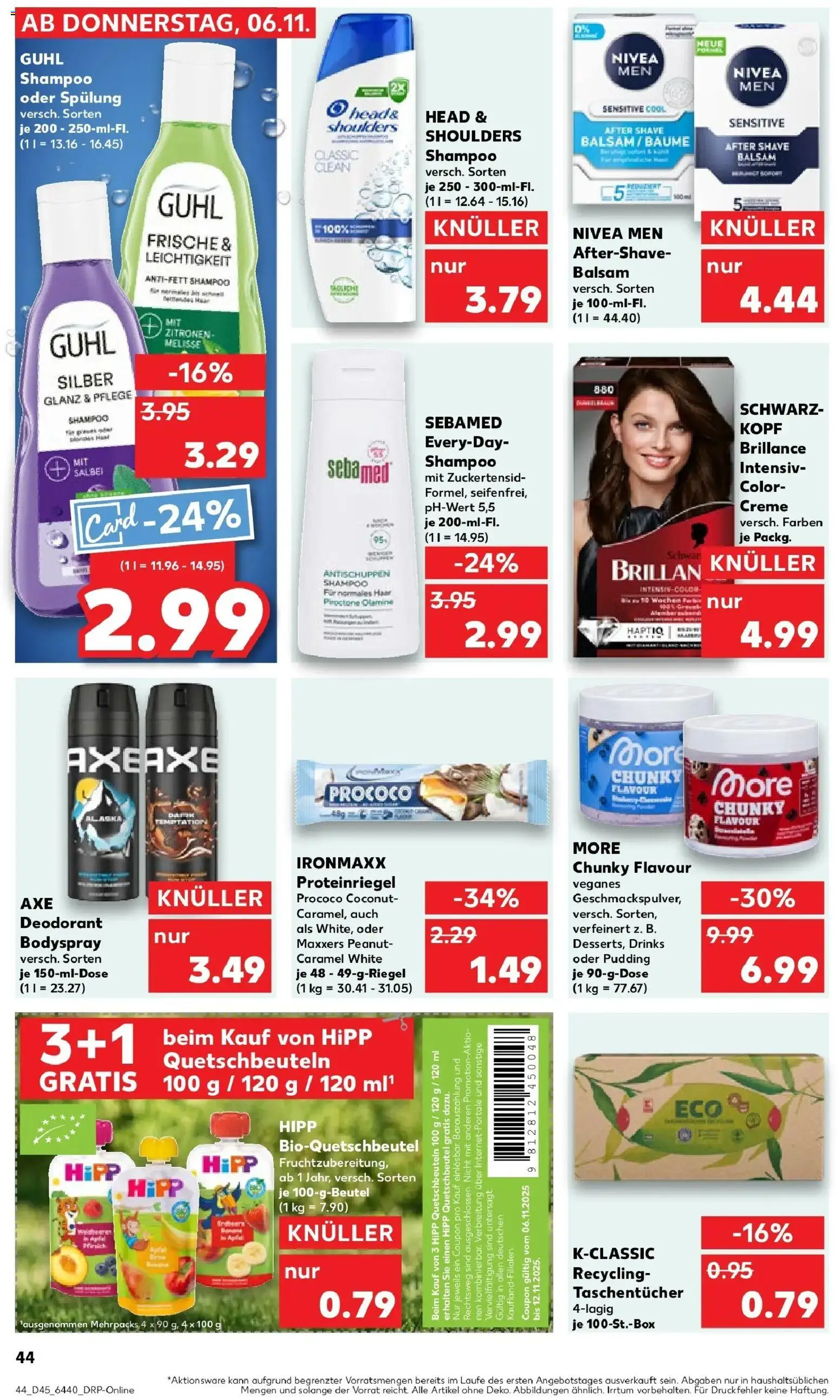 Kaufland prospekt Kaiserslautern	 – gültig ab 10.11.2025 | Seite: 44 | Produkte: Spülung, Pudding, Creme, Zitronen