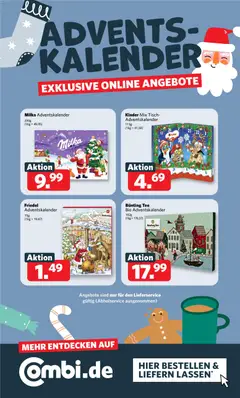 Combi Prospekt 	 ab 27.10.2025 gültig | Seite: 30 | Produkte: Tisch, Milka, Tee