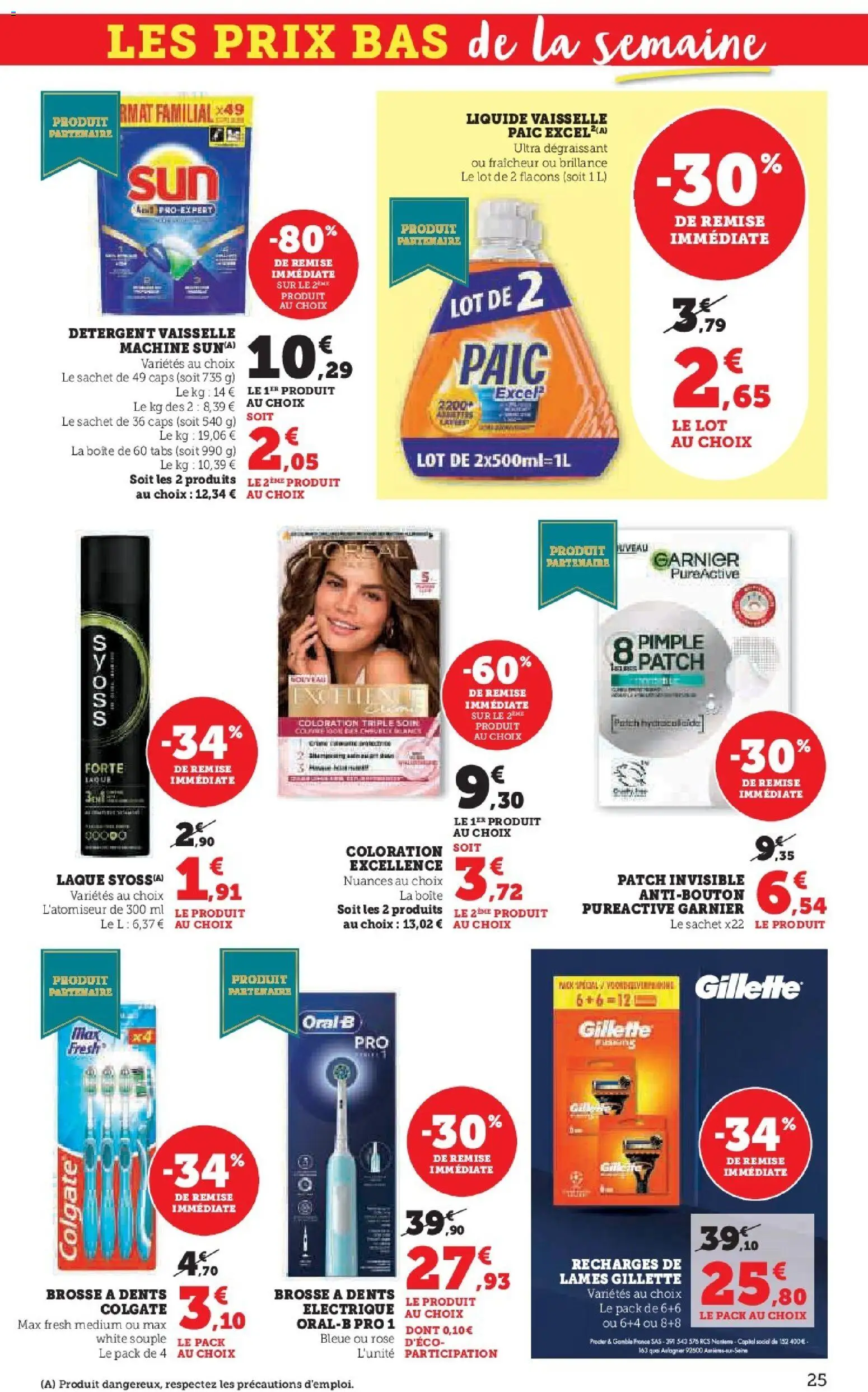 {H1} | Page: 25 | Produits: Liquide vaisselle, Brosse, Détergent, Laque