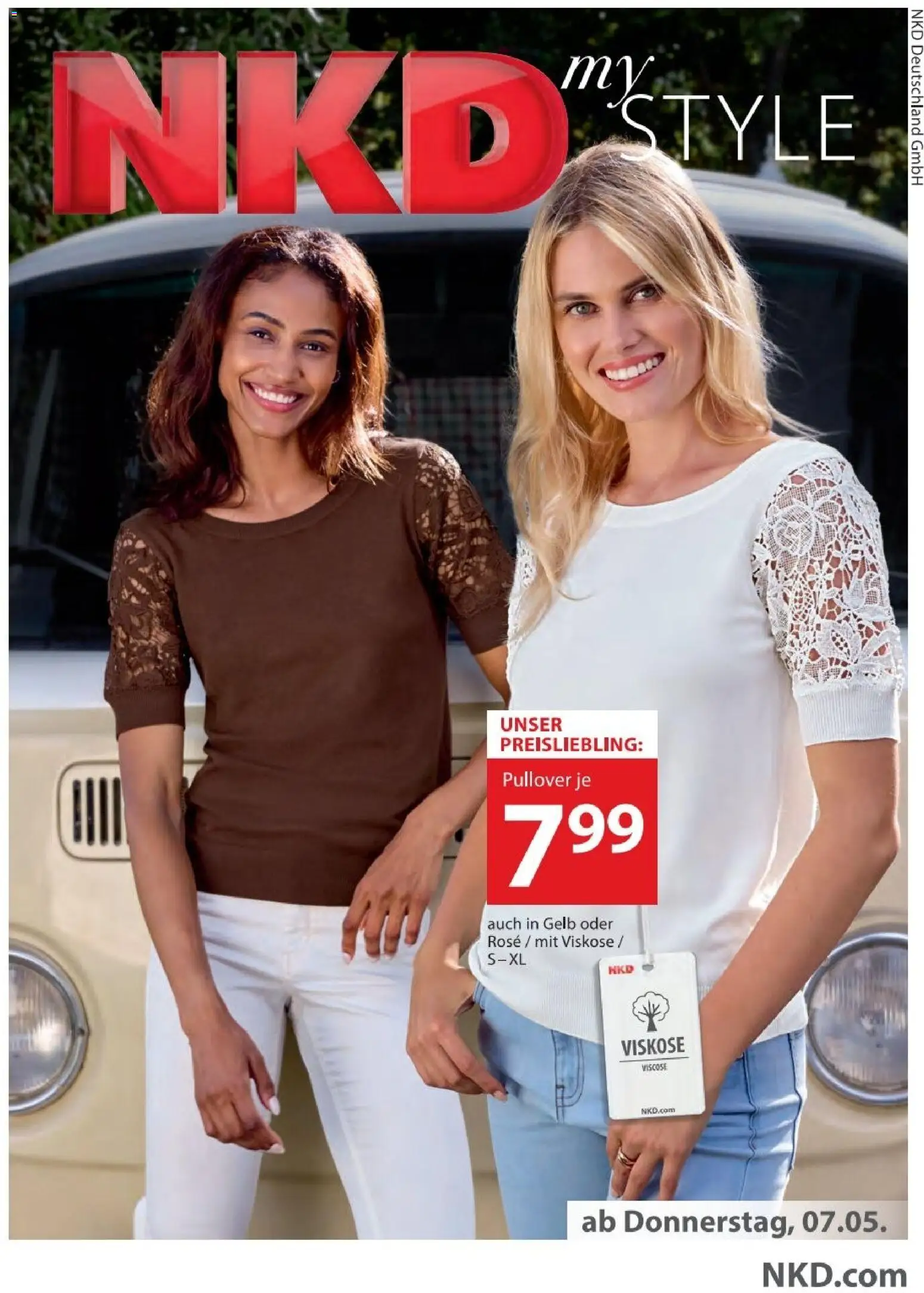 NKD Prospekt aktuell gültig ab 07.05.2026 | Seite: 1 | Produkte: Pullover