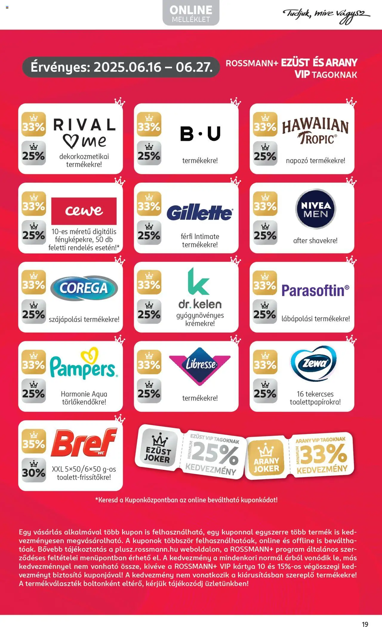 Rossmann akciós ujság - amely érvényes a következő dátumtól: 16.06.2025 | Oldal: 21 | Termékek: Pampers