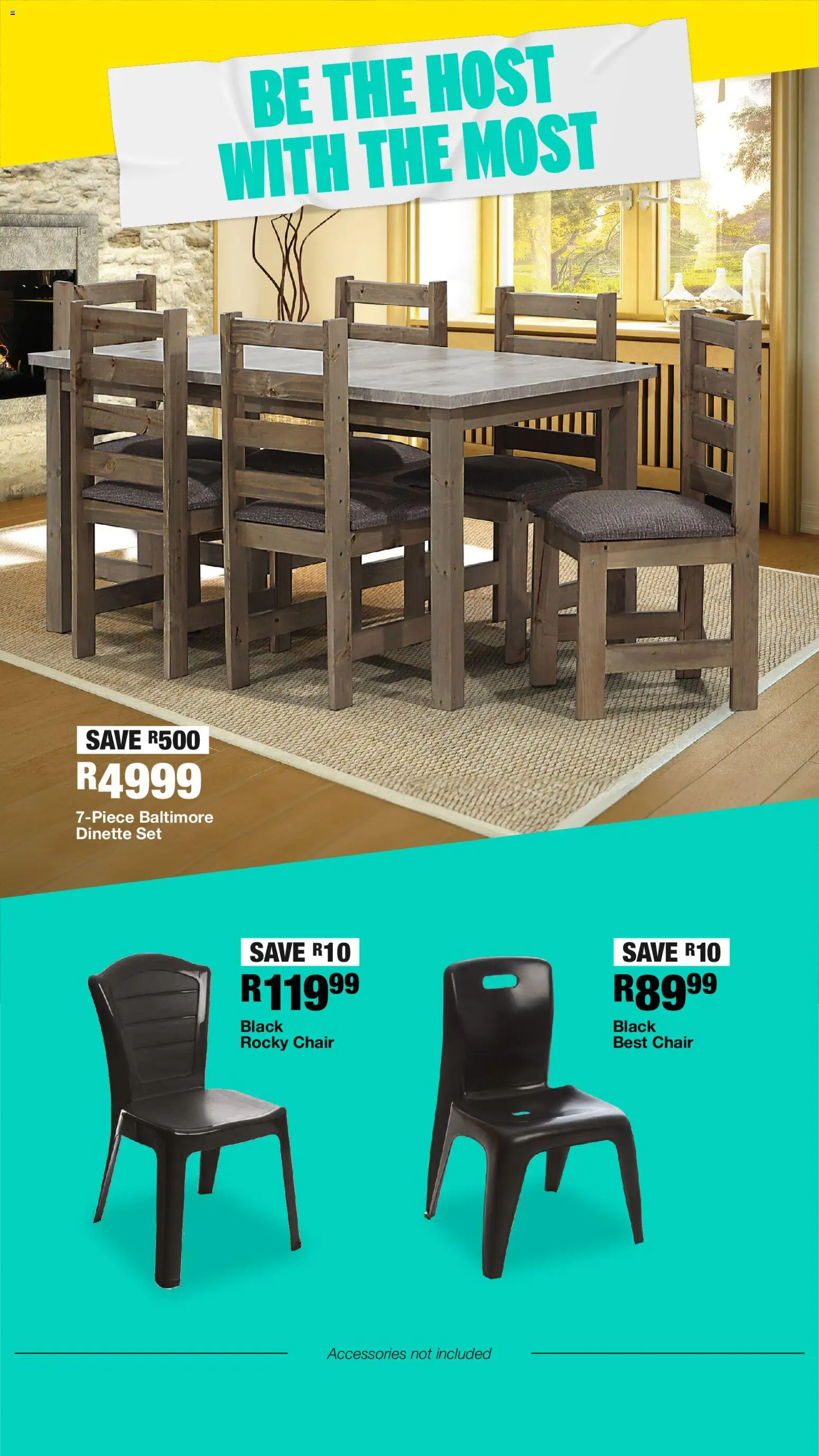 New OK Furniture catalogue – valid from 05.01.2026 | Page: 28 | Products: Chair, Dinette set