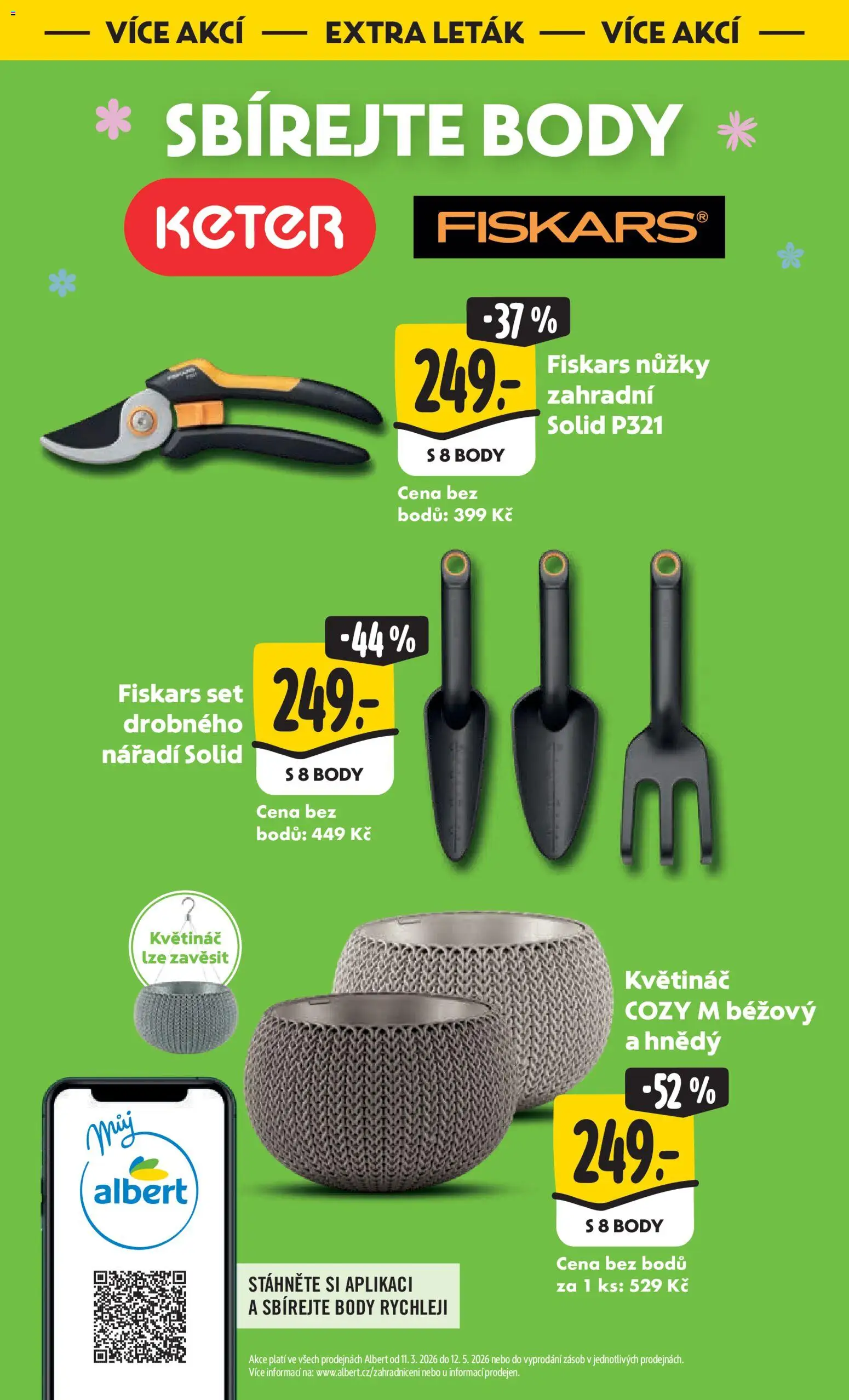 Albert leták - Hypermarket od 15.04.2026 | Strana: 45 | Produkty: Nůžky, Nářadí, Květináč, Body