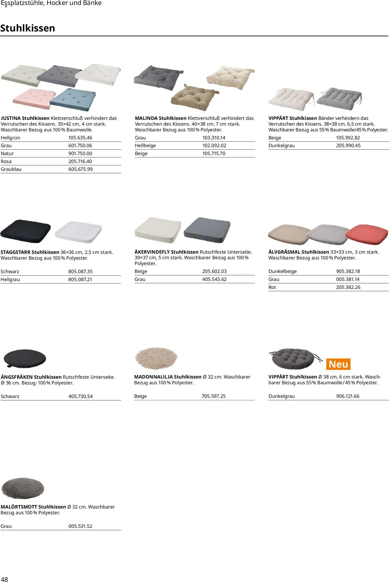 Ikea Essplatz – gültig ab 02.01.2026 | Seite: 48 | Produkte: Hocker