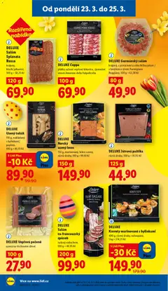 Náhled letáku DELUXE Uzený tuňák, 110 g, nakládaný s bylinkami/pepřem od 23.03.2026 | Strana: 16