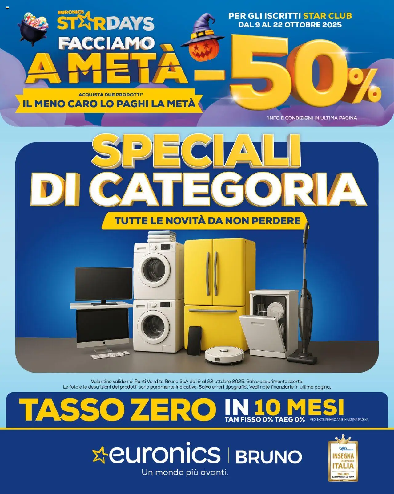 Volantino Euronics del 09.10.2025 | Pagina: 1