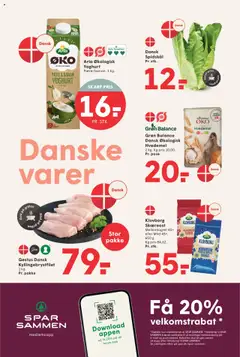 Spar Tilbudsavis gyldig fra 08.08.2025 | Side: 3 | Produkter: Yoghurt, Creme, Hvedemel, Spidskål