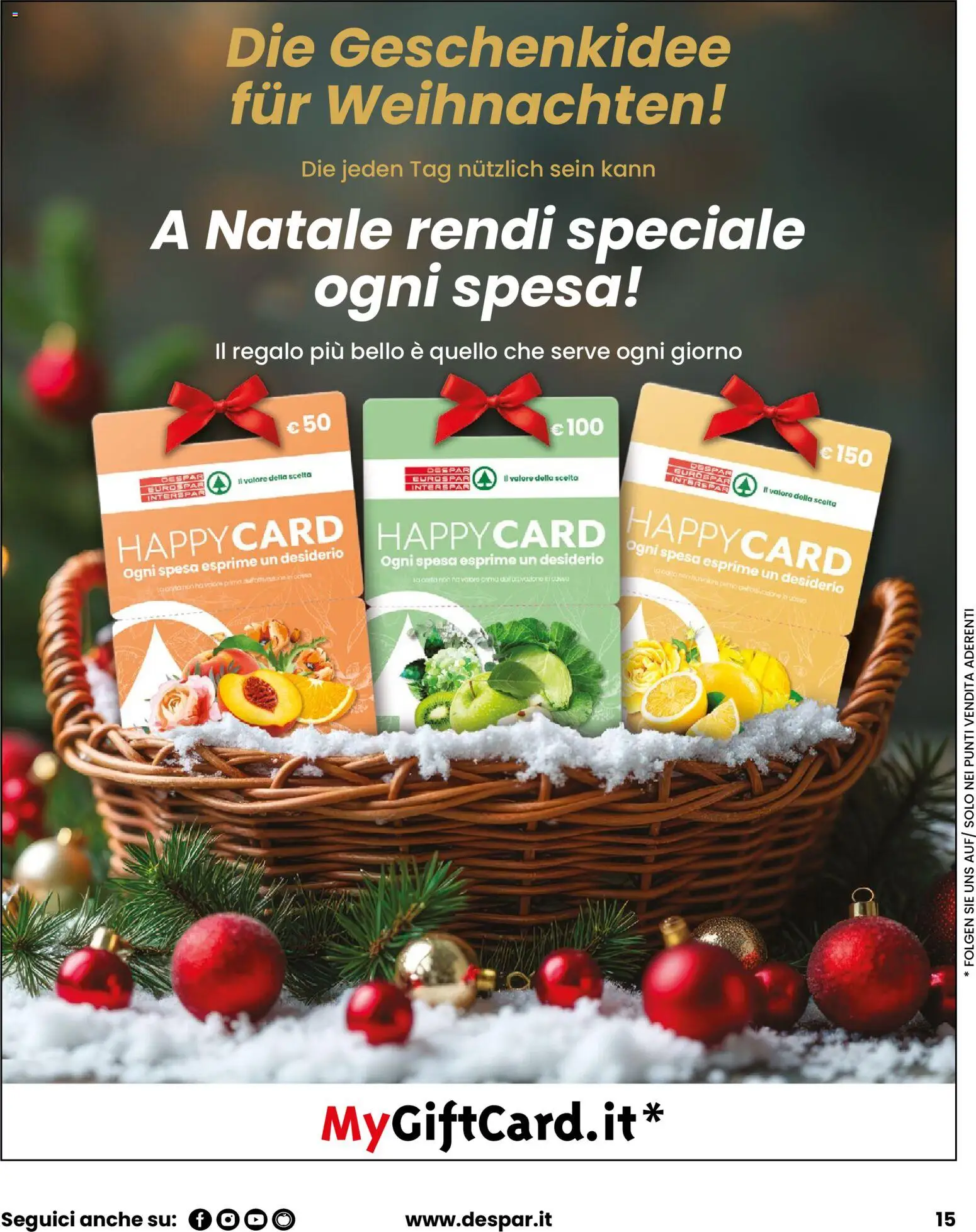 Volantino Eurospar del 04.12.2025 | Pagina: 15