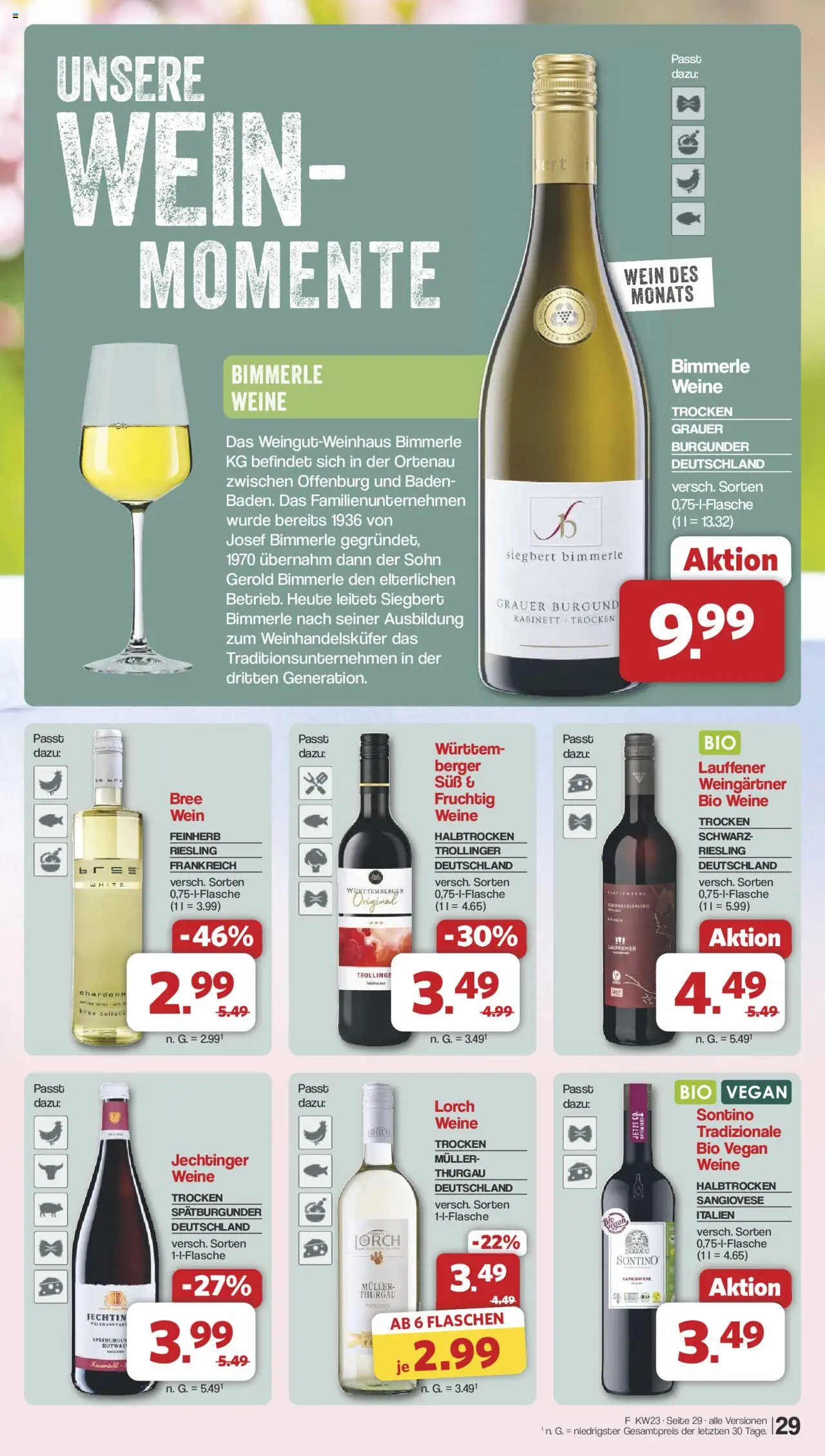 Famila Nordwest Prospekt 	 - gültig ab dem 02.06.2025 | Seite: 36 | Produkte: Bree, Wein