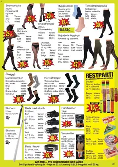 Harald Nyborg - Tilbudsavis gyldig fra 05.02.2026 | Side: 53 | Produkter: Sokker, Leggings, Sushi, Søm