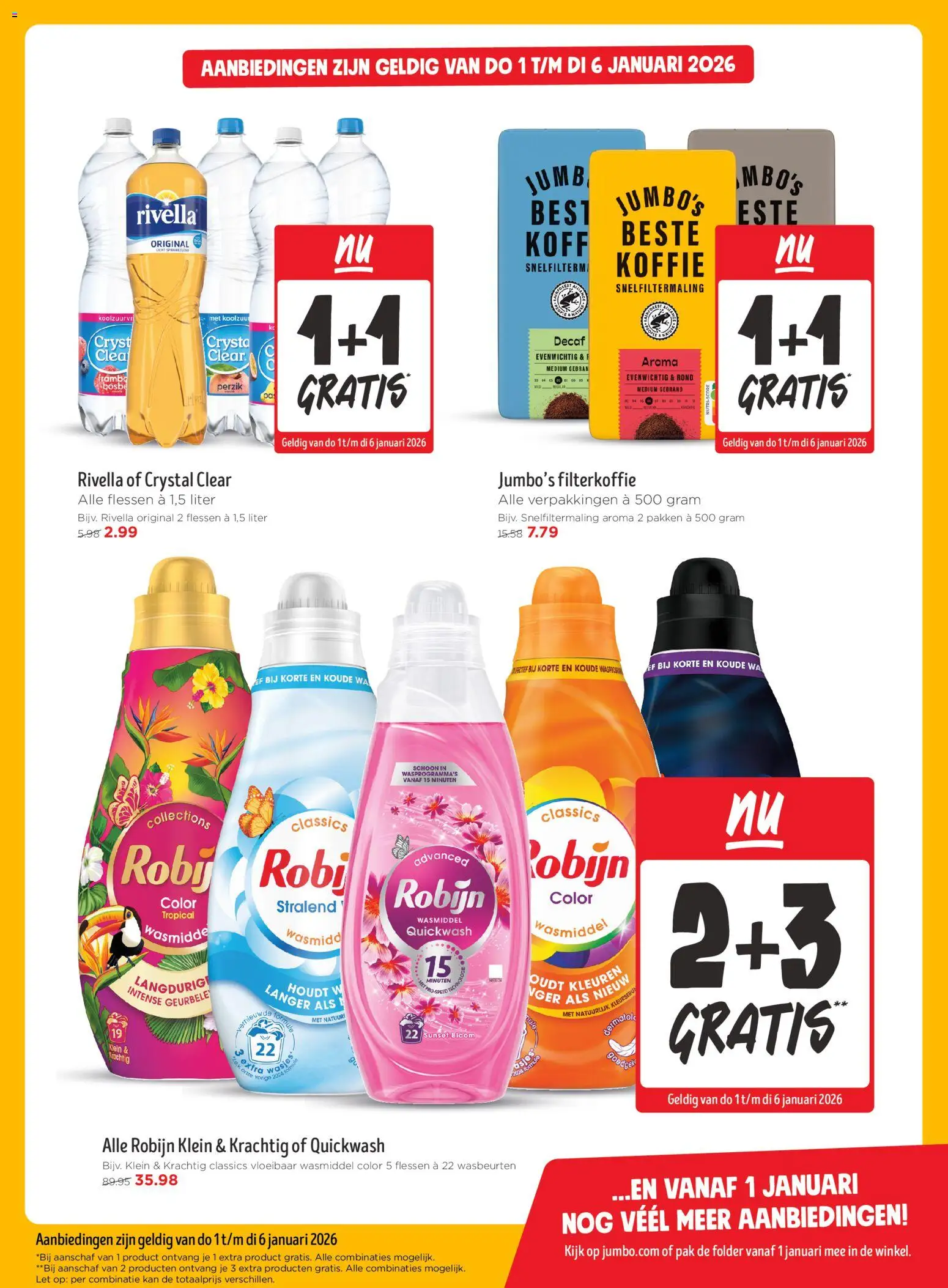 {H1} | Pagina: 21 | Producten: Wasmiddel, Koffie, Robijn, Kan