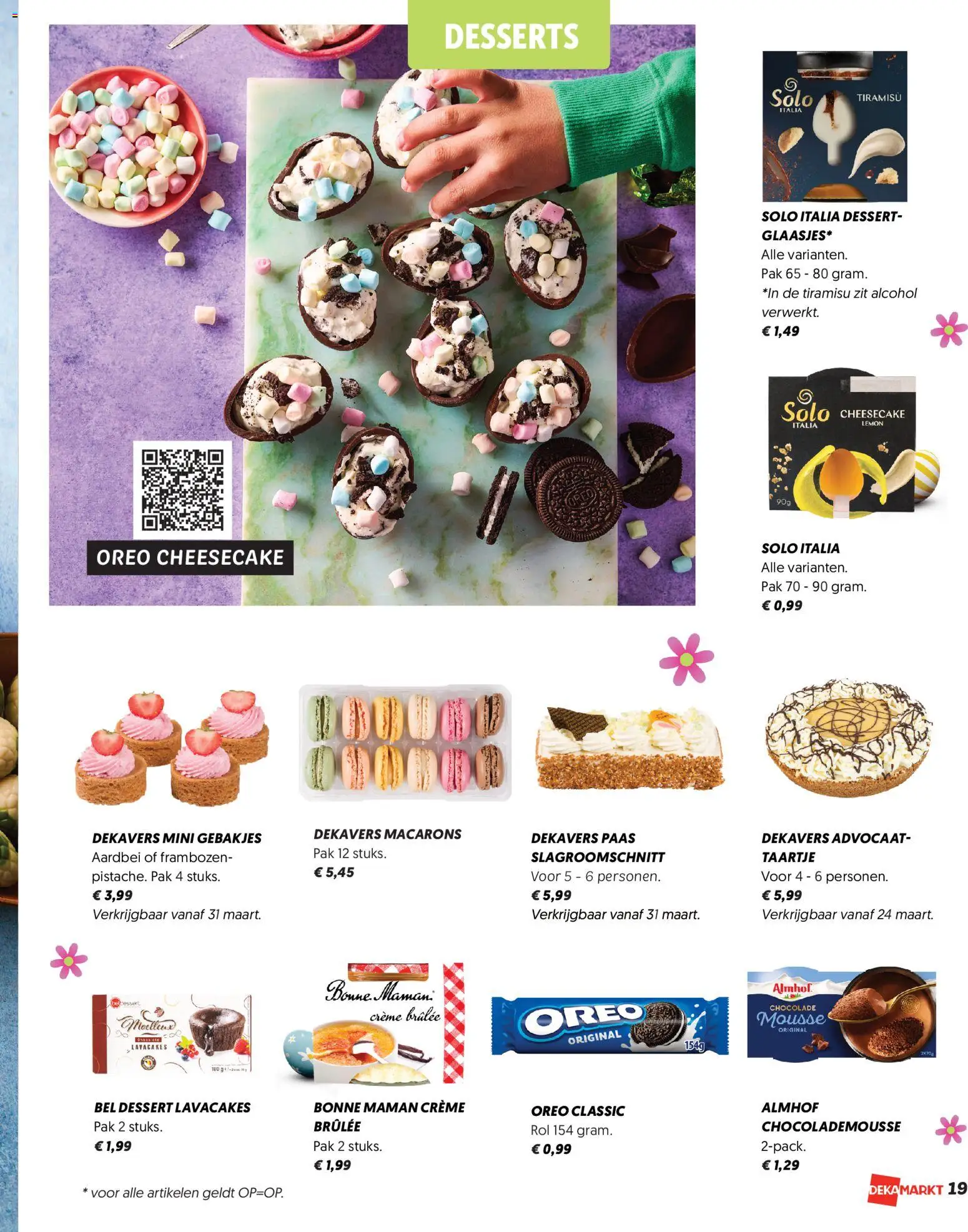 {H1} | Pagina: 19 | Producten: Chocolade, Oreo, Alcohol, Frambozen