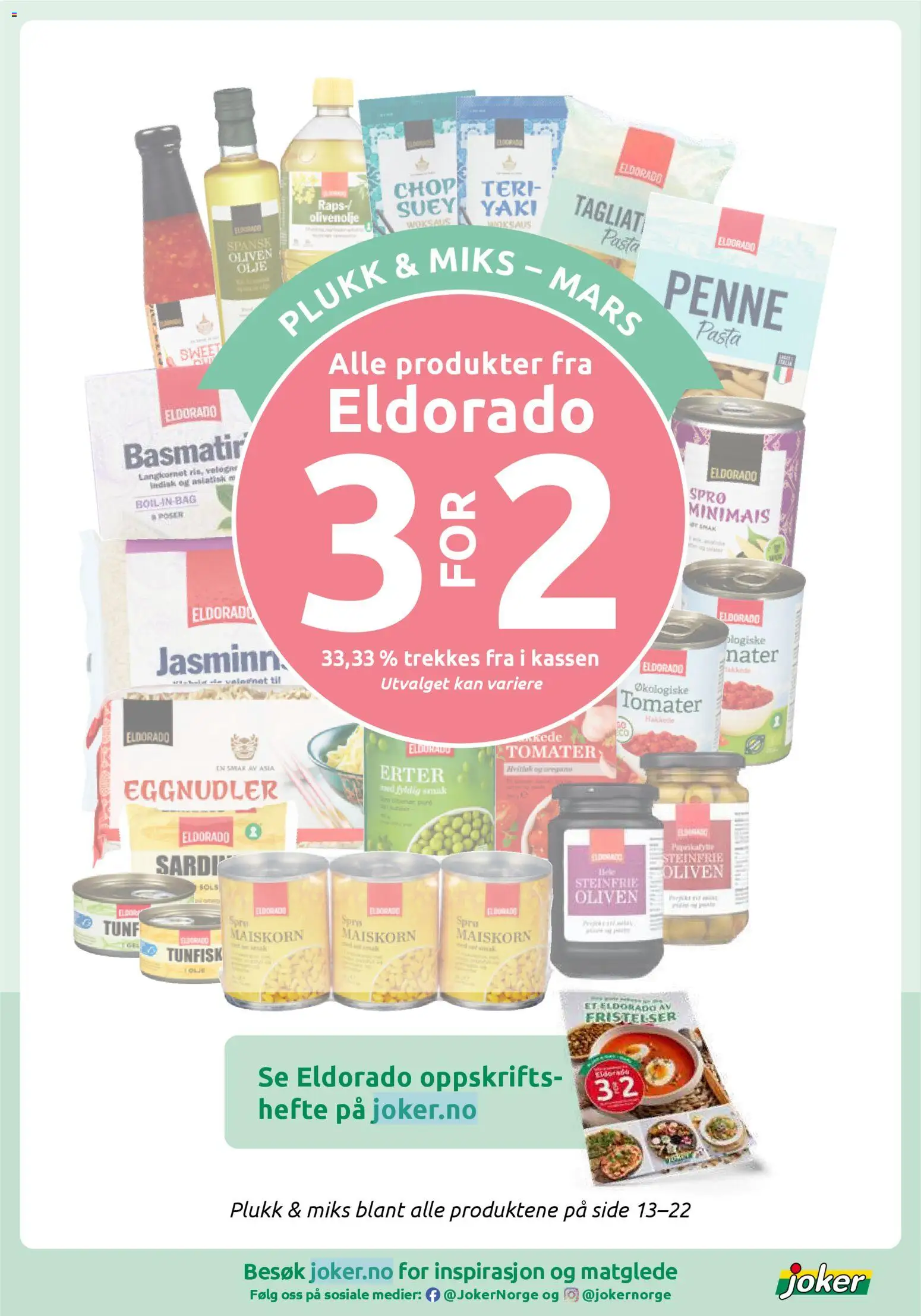 Nye » Joker kundeavis « er nå online. Se alle Apriltilbud på mobilen og spar! | Norway