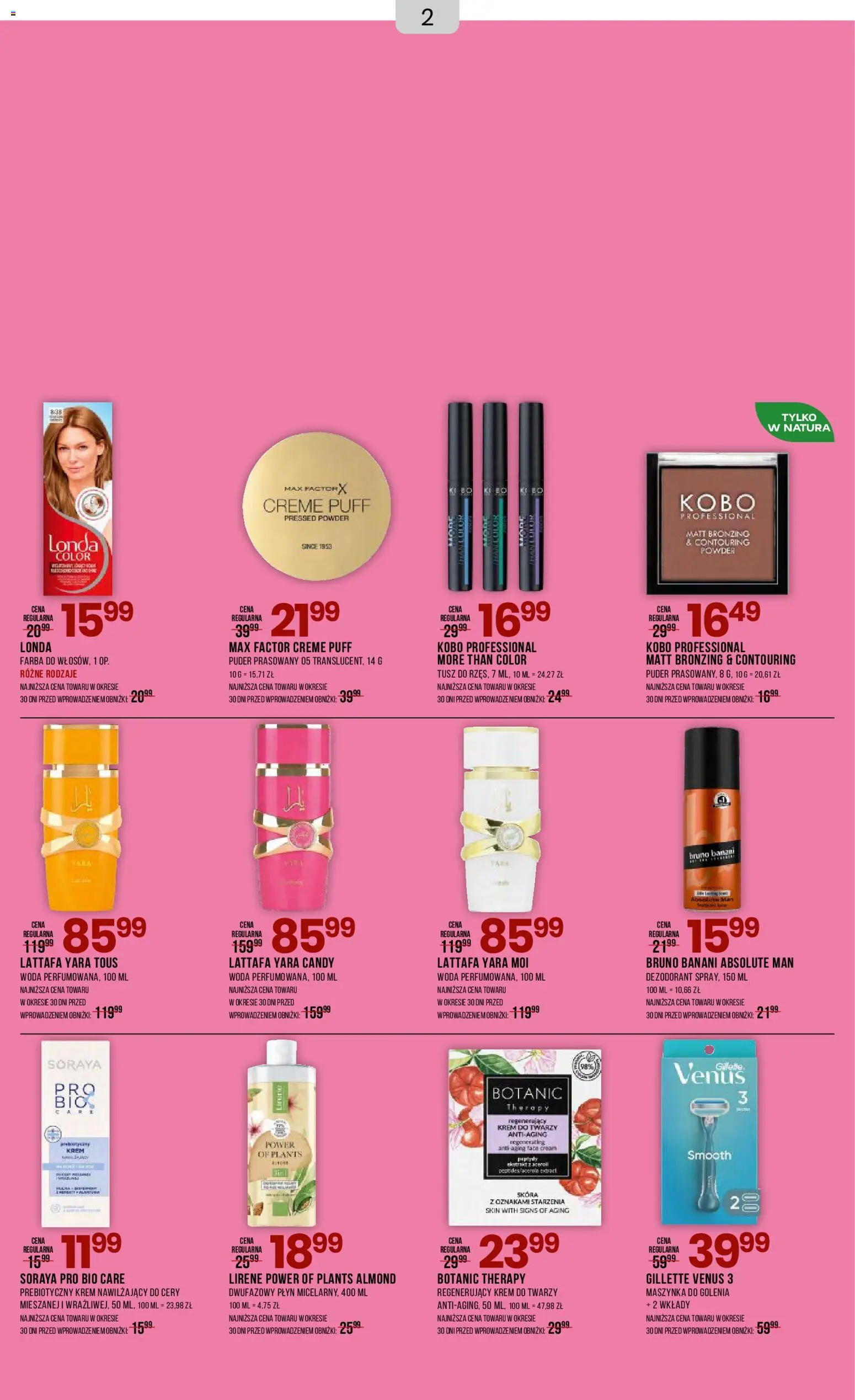 Drogerie Natura Black Friday od 23.10.2025 | Strona: 2 | Produkty: Gillette, Maszynka do golenia, Bronzer, Krem do twarzy