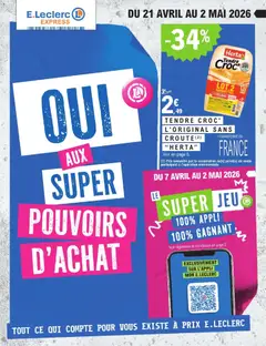 E.Leclerc - Prévisualisation de E.Leclerc catalogue express valide à partir de 21.04.2026