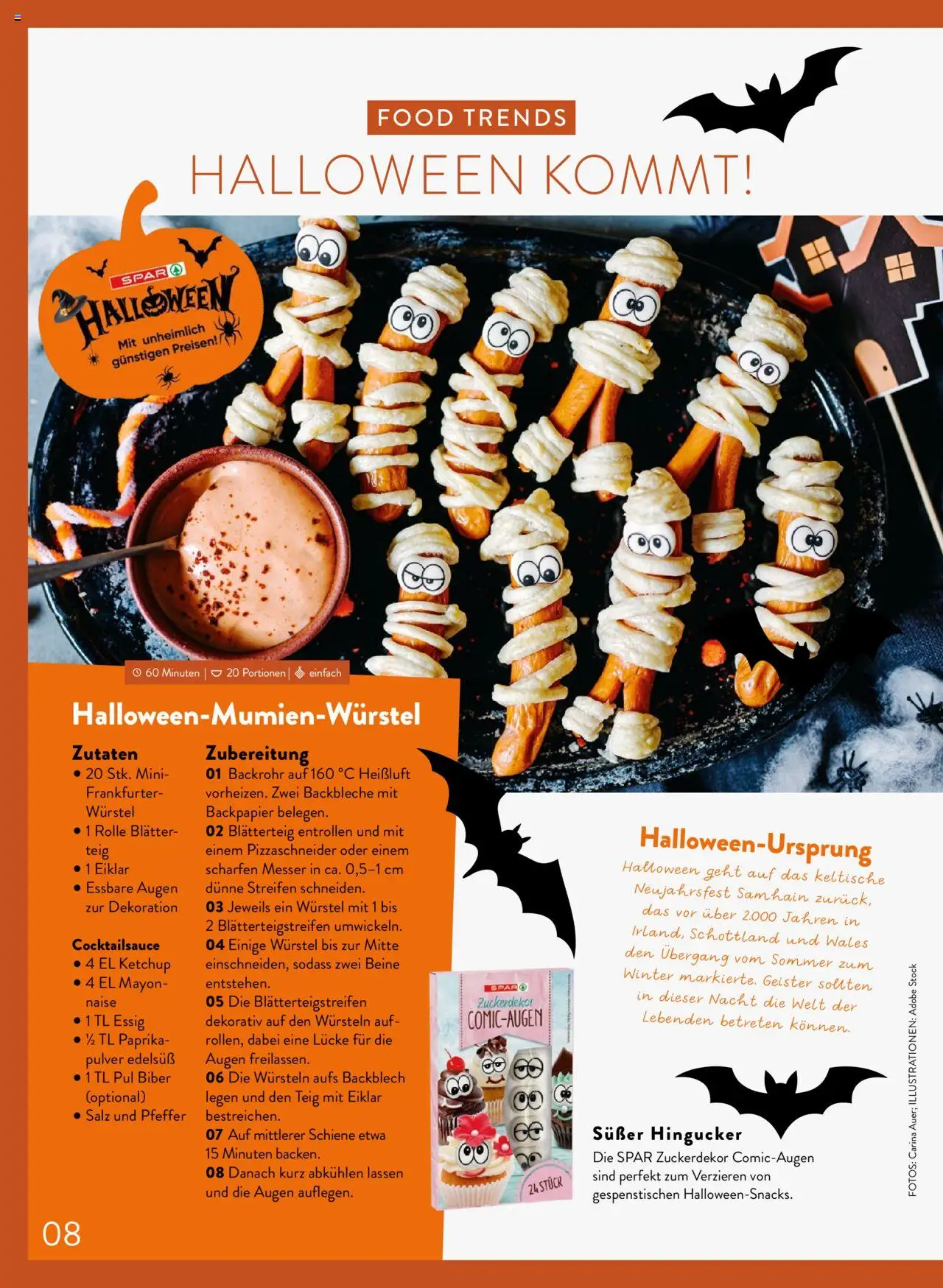Spar Mahlzeit! Magazin gültig ab 01.09.2025 | Seite: 8 | Produkte: Ketchup, Salz, Pfeffer