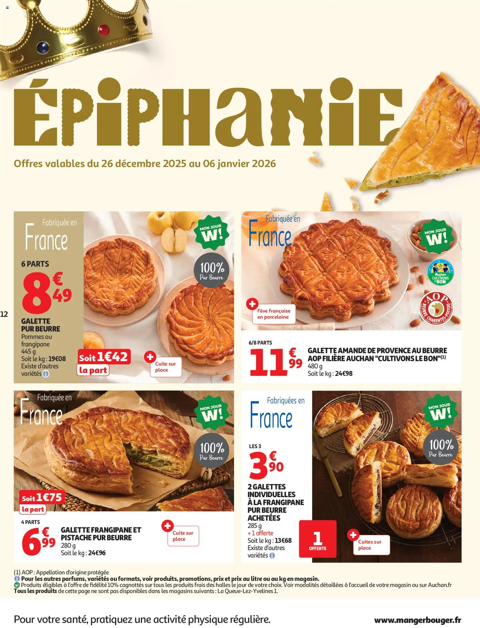 {H1} | Page: 12 | Produits: Fève, Porcelaine, Beurre, Pommes